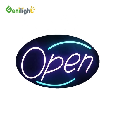 Colorful Genilight Open Sign Neon LED Business Animated Motion Advertising Displays Panel 56*33cm