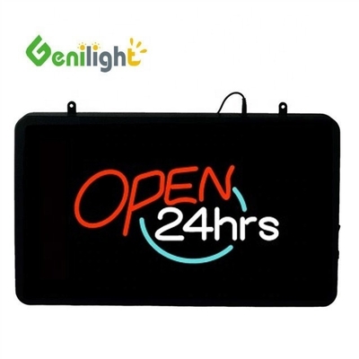 Animation Display Function High Lighted Custom LED Open with Hour Neon Sign