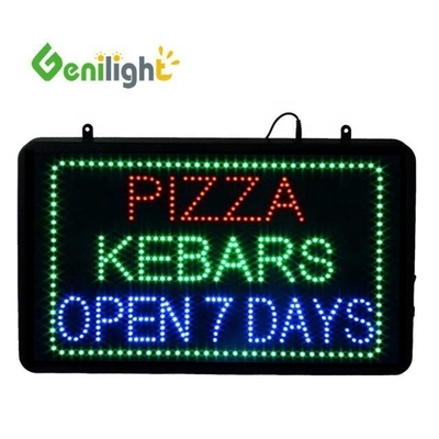 Genilight Indoor 22*13inch DC12V Kebab Led Open Light Sign with Super Popular Design