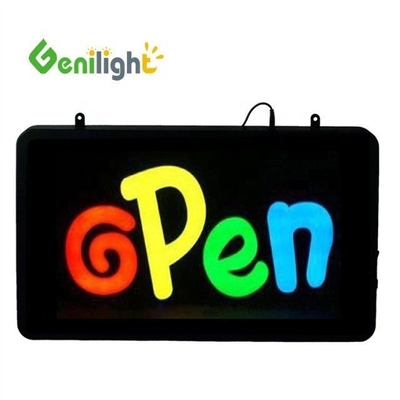 Flashing Animation Mode Genilight 56*33 cm Full Color Electronic LED Neon OPEN Sign
