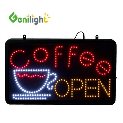 Colorful 12v Acrylic Board LED Display Panel for Coffee Shop Open Sign by Genilight