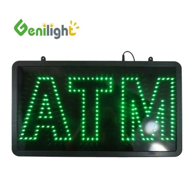 56*33 Panel Size LED Acrylic Sign/ ATM LED Sign Board with ABS Outframe Craftsmanship
