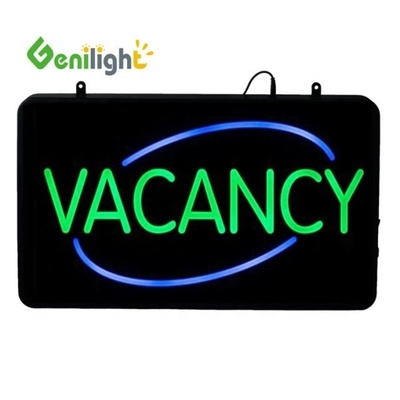 CE RoHS Indoor 56*33cm Genilight No Vacancy Flash LED Open Sign Programmable LED Sign