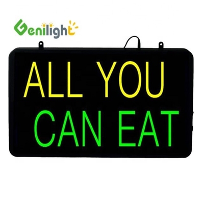 CE RoHS Indoor 56*33cm Genilight No Vacancy Flash LED Open Sign Programmable LED Sign
