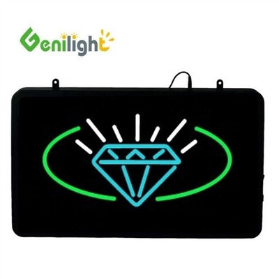Genilight Indoor 56*33cm LED Signs for Store Brightness and Jewels in Different Modes