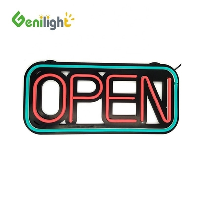 AC 110 V--240 V Voltage Multicolor LED Open Neon Sign with Power Supply and Custom Design