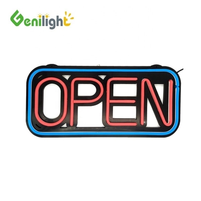 AC 110 V--240 V Voltage Multicolor LED Open Neon Sign with Power Supply and Custom Design