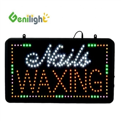 Attractive Advertising LED Nails Spa Sign with Phone Number Genilight Indoor 22*13inch