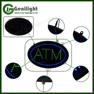 Aluminium Plastic Background LED ATM Sign Board with Ultra Bright Shining and Competitive