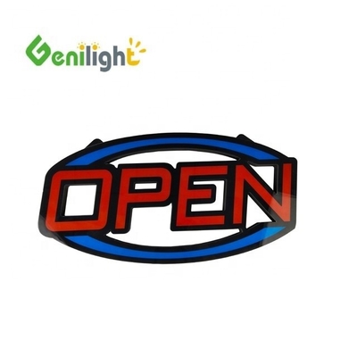 Powerful LED Neon Open Sign with CE ROHS Certification and Acrylic Front Board