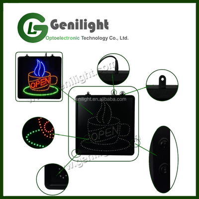 Electronic GLT-LSA5345-007 Color LED Light PIZZA OPEN Display Sign