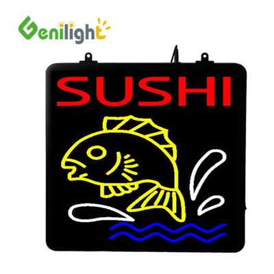 100000h Light Life Expectancy Super Bright LED Seafood Neon Open Sign