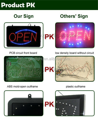 3 Kind Change Functions LED Pizza Lighted Neon Sign Commercial Electric Billboard Maker