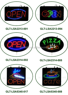 3 Kind Change Functions LED Pizza Lighted Neon Sign Commercial Electric Billboard Maker