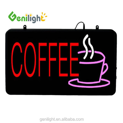 Bright  Display Board 12V Neon LED Coffee Sign for Hanging Installation GLT-LSN5633-037