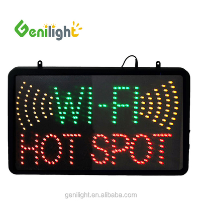 100000h Light Life Expectancy LED Sign for Open Hotspot and Free Wi-Fi Internet Cafe