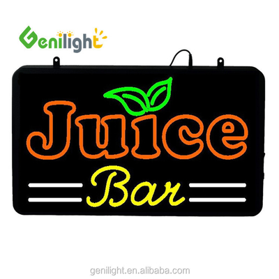 GLT-LSN5633-016 Juice Bar Neon Advertising Window Sign with 5mm or 8mm LED Light Source