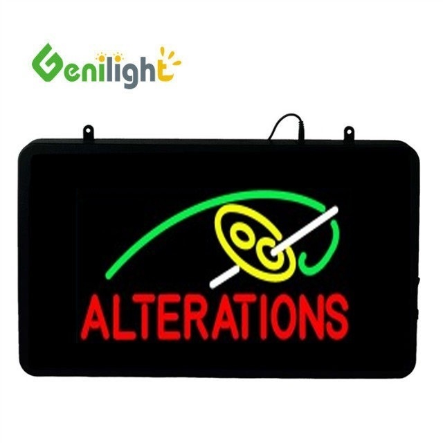 Flashing Animation Genilight 22*13inch LED Open Neon Sign Perfect for Custom Branding