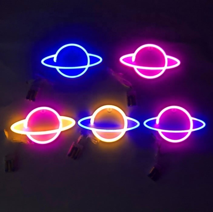 Blue Neon Lights Decorative Wall Signs for Party Supplies Room Art 1 Power Consumption