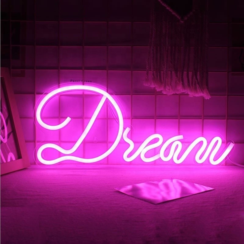 Dimmable Led Lignts Art Neon Decorfor Birthday Christmas Wedding Game Room Voltage 5V Power Consumption 1