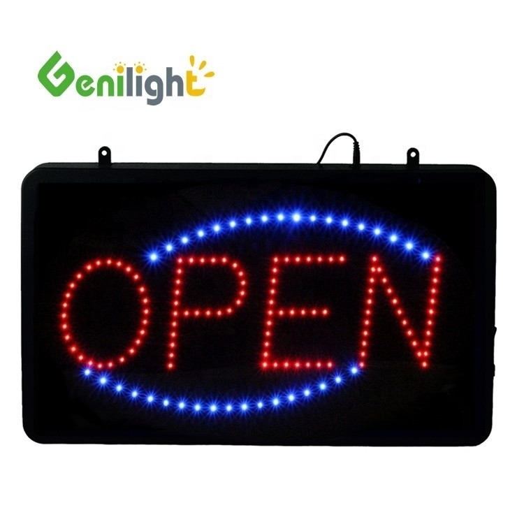 Outdoor Neon Light Custom LED Open Sign with ABS Material and 3 Kind Change Function