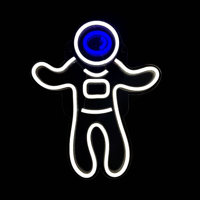 Power Consumption 1 Astronaut Neon Light Projector Space Led Signs for Bedroom Wall Decor