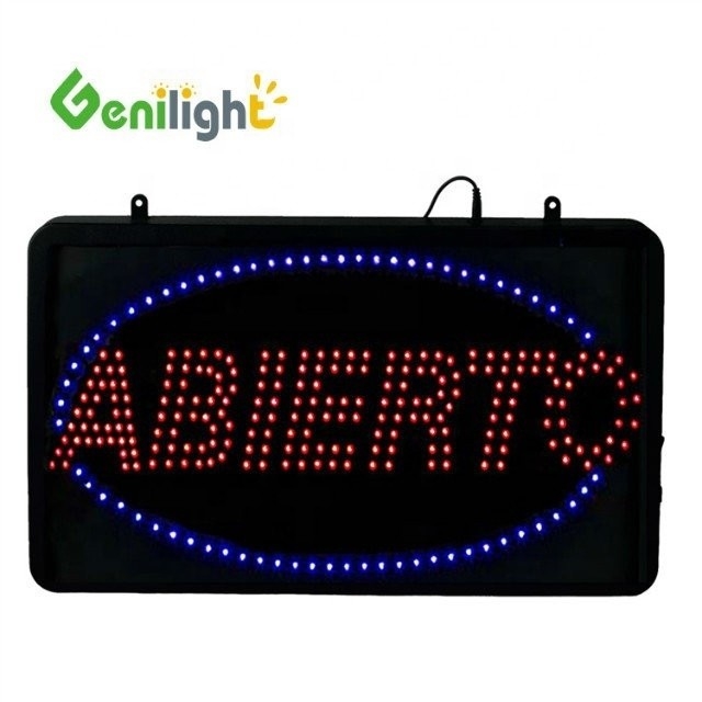 56*33 Panel Size LED Neon Light Open Sign with High Brightness from Customizable