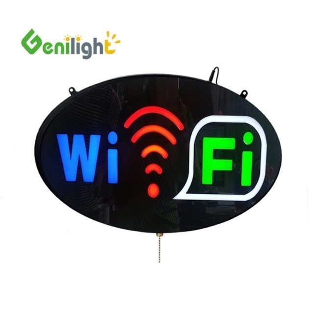 Animation Display Function Full Color WIFI LED Neon Sign with ABS Open-Mold Outframe