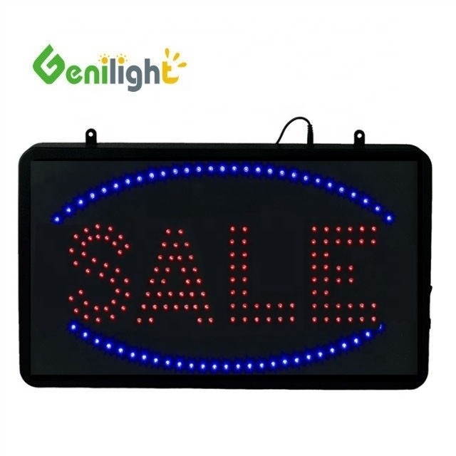 Genilight Indoor Advertising Custom LED SALE Open Display LED Sign for Shop RGB LED