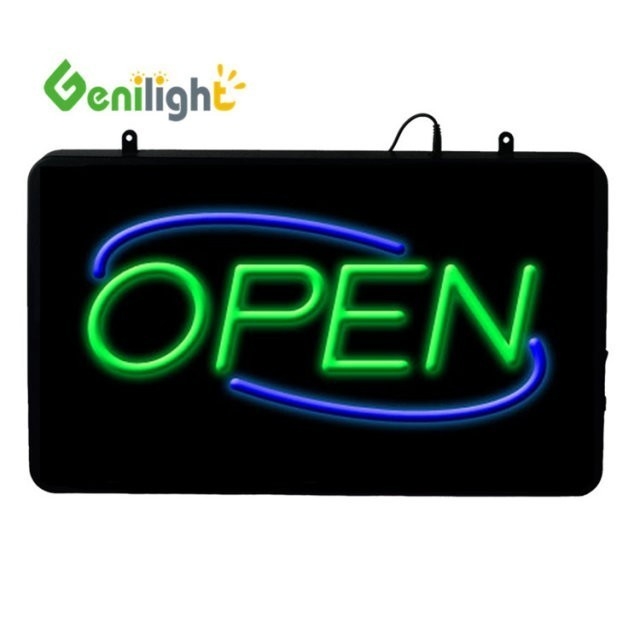 Multi Colorful LED Open Store Sign Bright Eye-Catching for Business Window Promotion