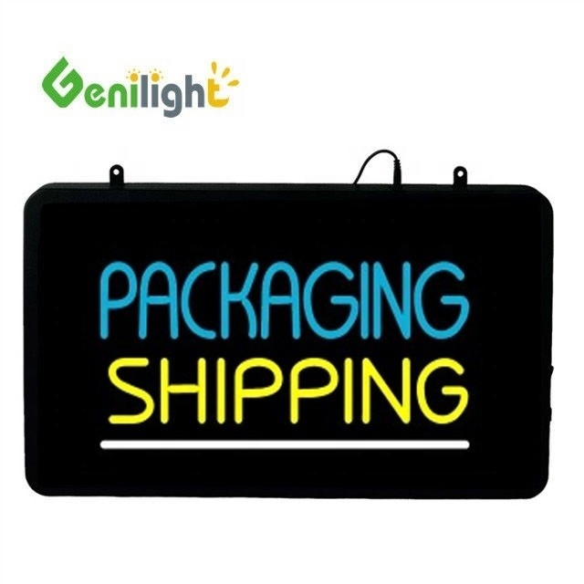 Genilight 22*13inch CE RoHS Customized Acrylic LED Neon Sign Stand Out from the Crowd
