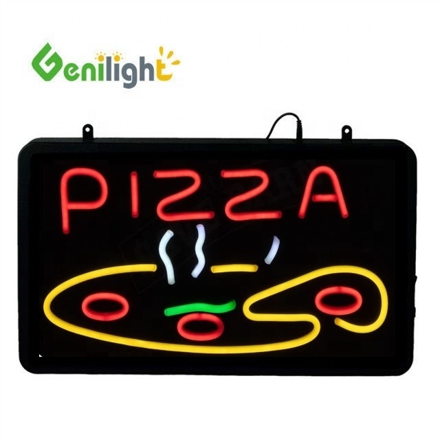 High Resolution Genilight 22*13inch PIZZA Logo LED Neon Sign with CE RoHS from Original