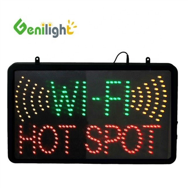 Full Color WIFI HOT SPOT LED Open Sign Designed with 5mm Superbright LED at Best Deal