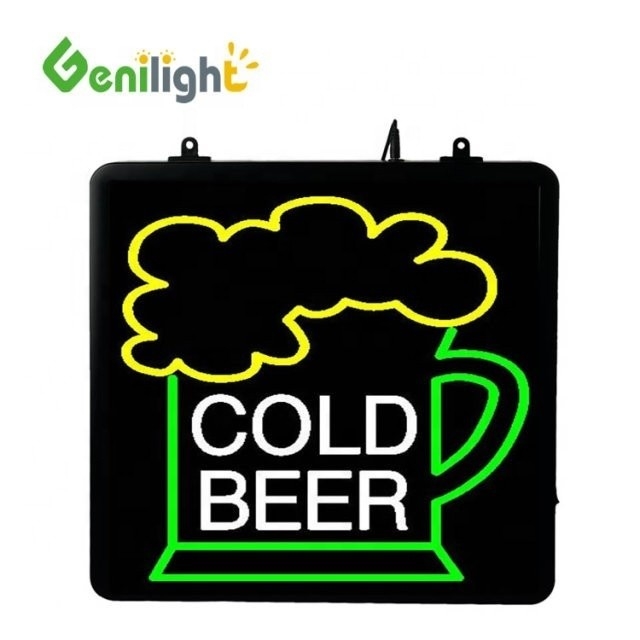 FULL COLOR Indoor Acrylic Custom Led Beer Neon Sign With Animation Display Function