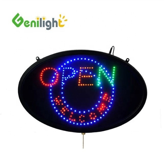 Full Color Animated LED OPEN Business Sign for Store Shop Window Display at 25 C