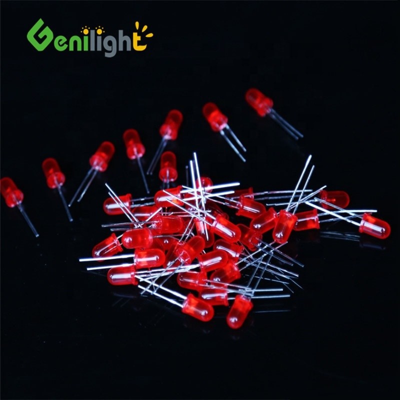 F5 Led F5 5mm LED Light Bulb Emitting Diode White Green Red Blue Yellow Two Pin